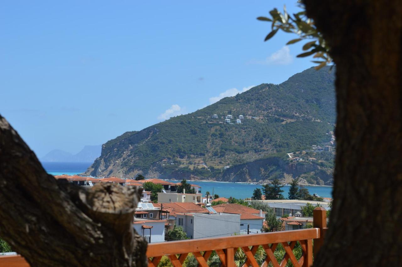 Remvi Apartments Skopelos Town Bagian luar foto